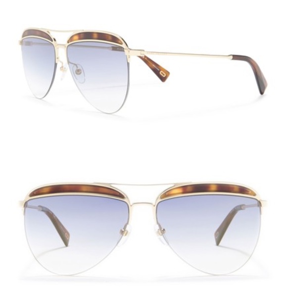Marc Jacobs Accessories - NWT Marc Jacobs 61mm Aviator Sunglasses 0086-1V